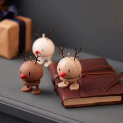 Hoptimist Soft Reindeer Bumble brun 9,2 cm