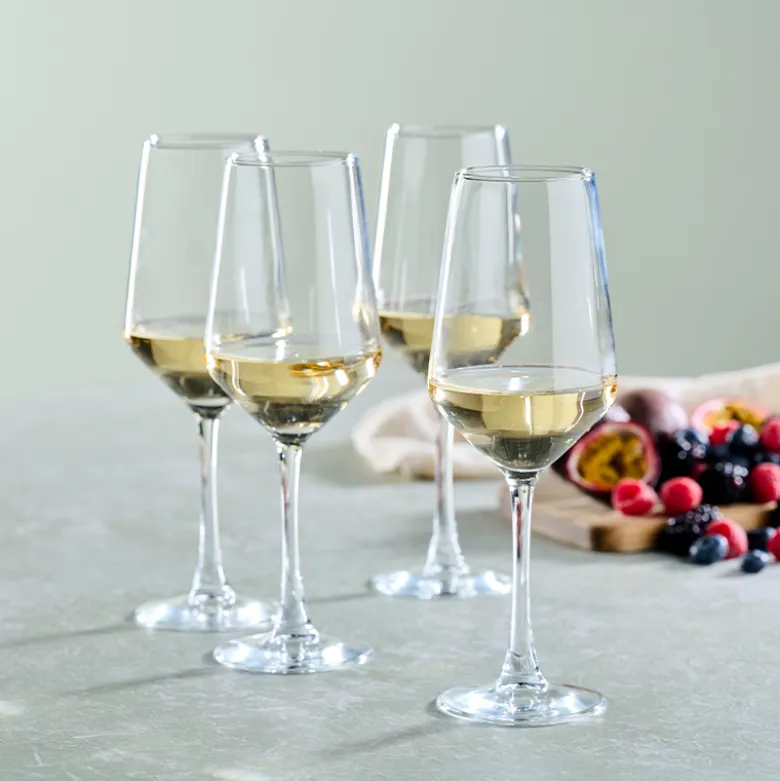 Hvidvinsglas klar 4 stk. 40 cl.