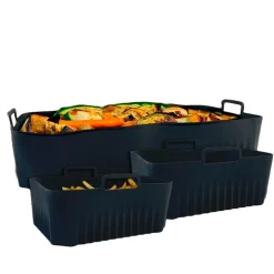 Hâws airfryer silikone forme 3 stk. sort