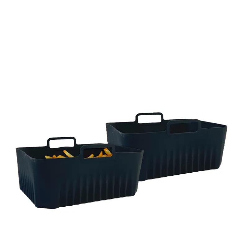 Hâws airfryer silikone forme 2 stk. sort