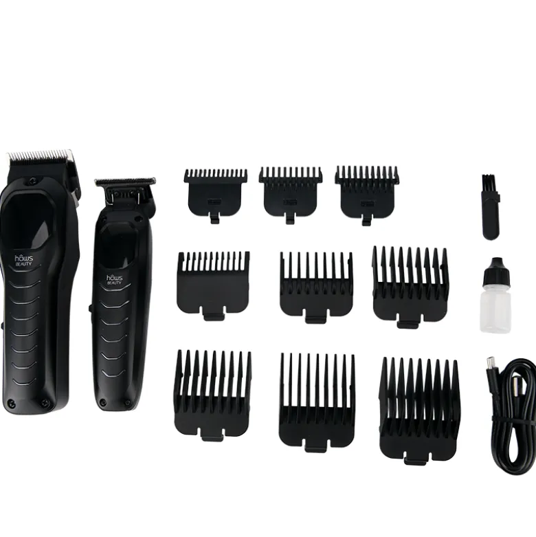 Hâws Beauty hårtrimmer sæt sort