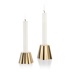 Iittala Aalto lysestager 5 cm + 6,5 cm messing