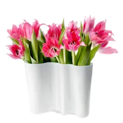 Iittala Alvar Aalto vase hvid 16 cm