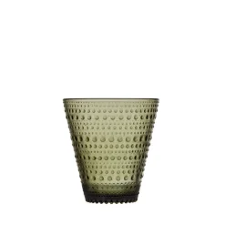 Iittala Kastehelmi glas 30 cl mosgrøn 2 stk.