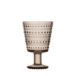 Iittala Kastehelmi glas på fod 30 cl linen