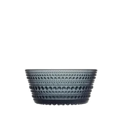 Iittala Kastehelmi glasskål 23 cl mørkegrå