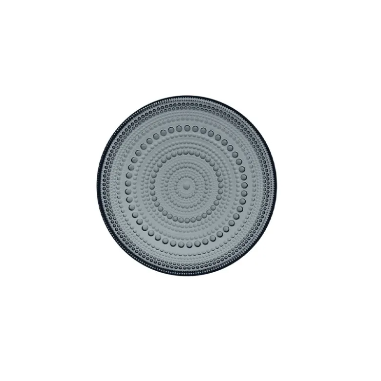 Iittala Kastehelmi kagetallerken mørkegrå Ø 17 cm