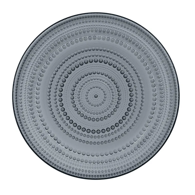 Iittala Kastehelmi middagstallerken mørkegrå Ø 31,5 cm