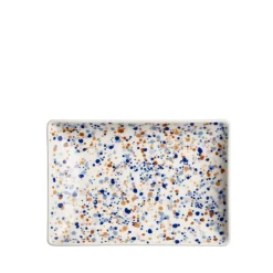 Iittala Oiva Taika Collection A5 tallerken 15x21 cm helle blå-brun