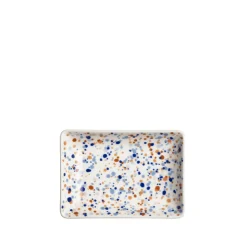 Iittala Oiva Taika Collection A6 tallerken 10x15 cm helle blå-brun
