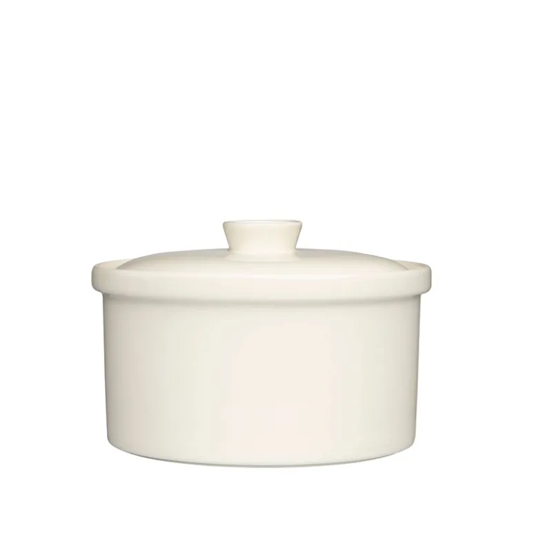 IIttala Teema ovnfast gryde med låg hvid 2,3 liter