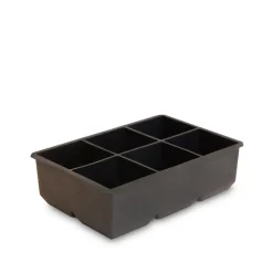 Isterningbakke sort 6 isterninger