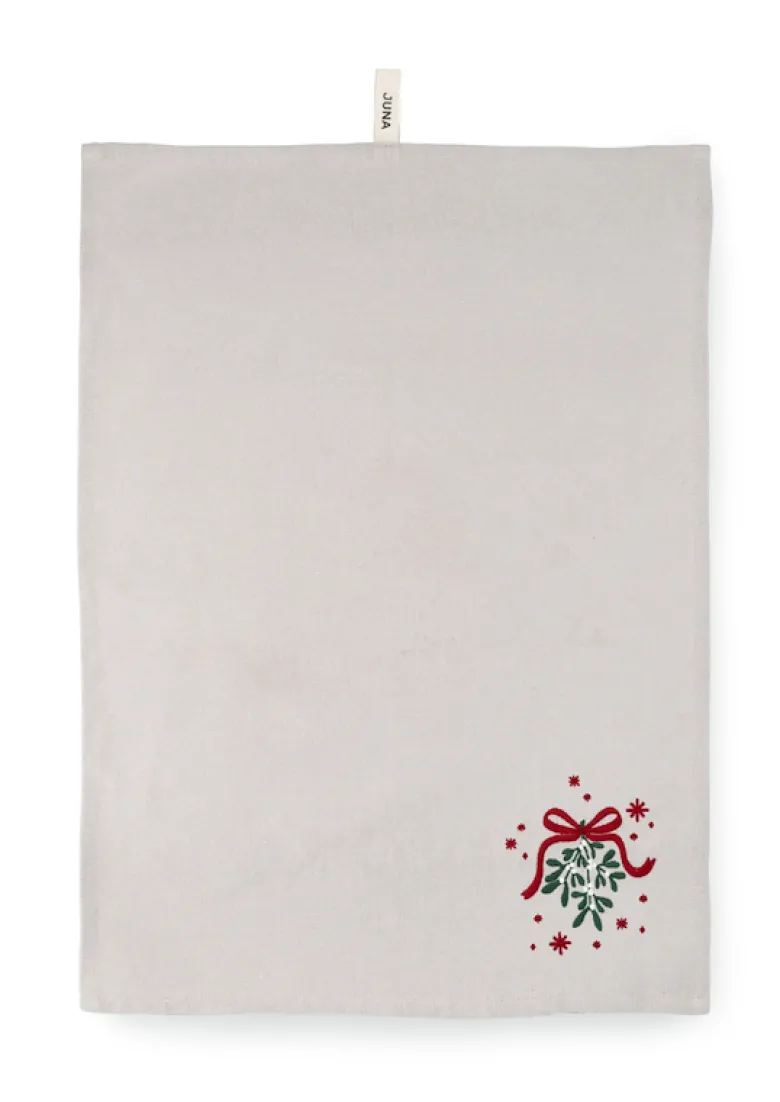 Juna Christmas Fable viskestykke sand 50x70 cm