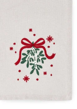 Juna Christmas Fable viskestykke sand 50x70 cm