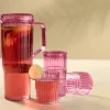 Kande med 4 kopper assorterede farver 1,2 liter