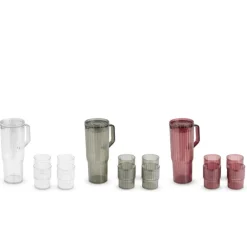 Kande med 4 kopper assorterede farver 1,2 liter