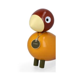 Kay Bojesen Story Birds Hygge sangfugl orange H 15,5 cm