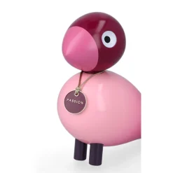 Kay Bojesen Story Birds Passion sangfugl pink H 15,5 cm