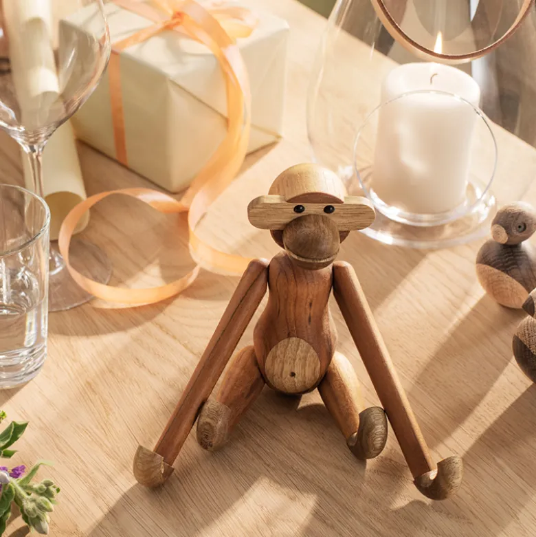Kay Bojesen Abe lille 18,5 cm teak/limba