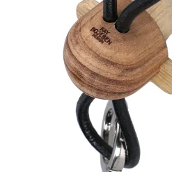 Kay Bojesen Abe nøglering sølv/sort 3 cm