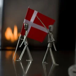 Kay Bojesen Fanebærer i stål 18 cm