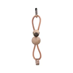 Kay Bojesen Fugl nøglering guld/brun H 4,5 cm