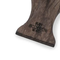 Kay Bojesen Fugl nøglering sølv/sort H 4,5 cm