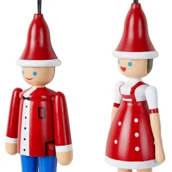 Kay Bojesen juleophæng Jule Ole og Jule Lise