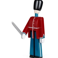 Kay Bojesen Officer Med Sabel lille træfigur rød