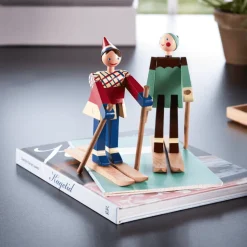 Kay Bojesen Skiløber Datti træfigur rød 15,5 cm