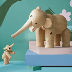 Kay Bojesen stor elefant eg H 22 cm