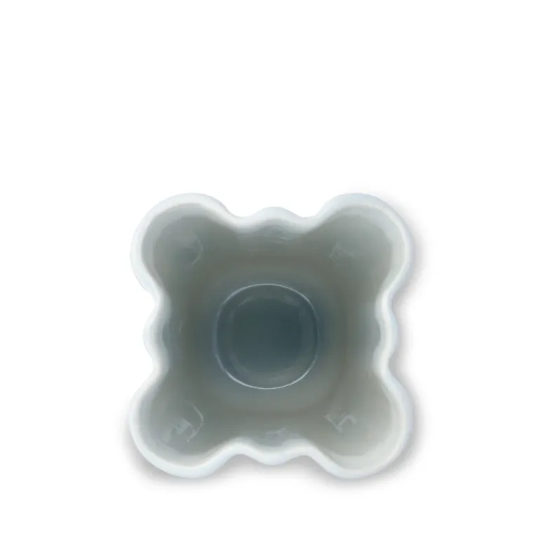 Kähler Hammershøi Unfold vase blå H 16,5 cm