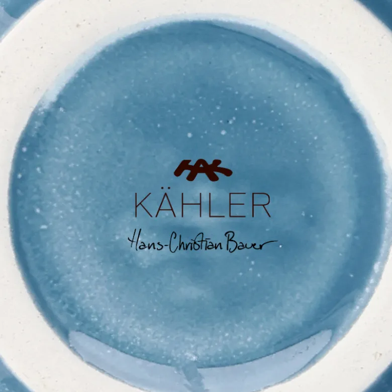 Kähler Hammershøi Unfold vase blå H 16,5 cm
