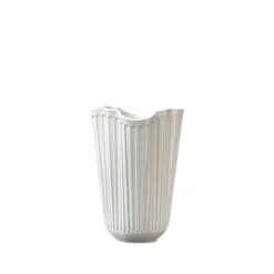 Kähler Hammershøi Unfold vase hvid H 16,5 cm