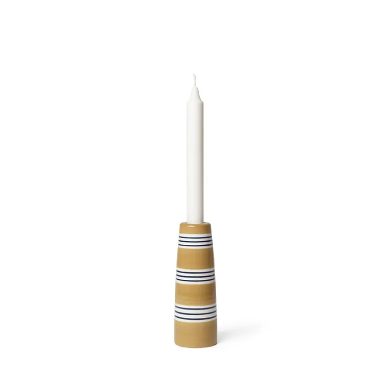 Kähler Omaggio Nuovo lysestage okker 16 cm