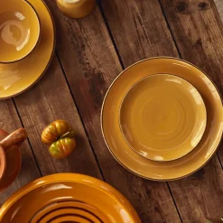 Kähler tallerken saffron yellow Ø 27 cm
