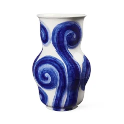 Kähler Tulle vase blå H 22,5 cm