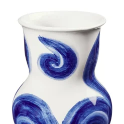 Kähler Tulle vase blå H 22,5 cm