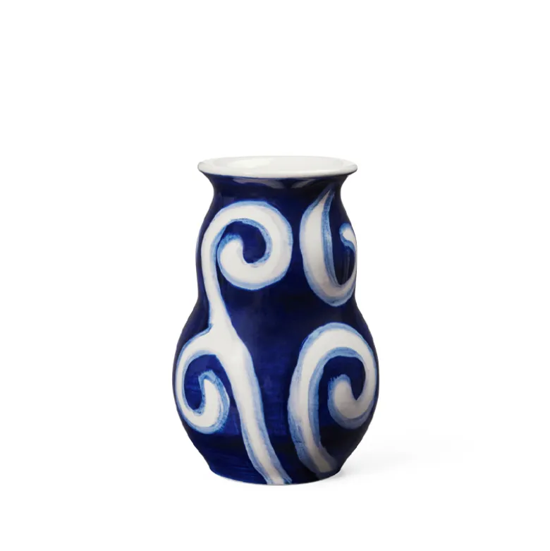 Kähler Tulle vase blå H 13 cm