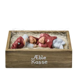 Klarborg Adam & Annika i æblekasse