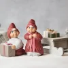 Klarborg Josefine & Oliver med slæde og gaver 13 cm