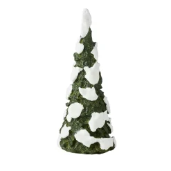 Klarborg juletræ med sne