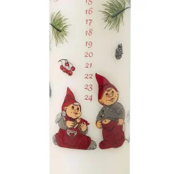 Klarborg kalenderlys Bette Etly og Bror Peter