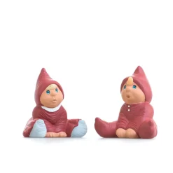 Klarborg nisser Bette Knud og Bette Inger med grød og 2 mus