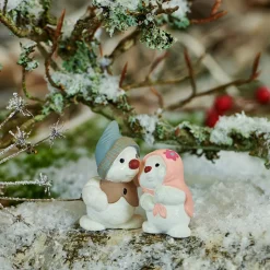 Klarborg snemænd 2019 Ejno og Elma