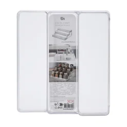Køleskabs organizer transparent 23x25x10 cm