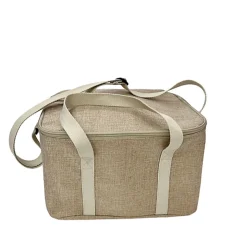 Køletaske beige 7 liter 20x22x30 cm