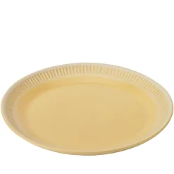 Knabstrup Colorit frokosttallerken gul 22 cm