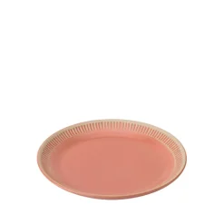 Knabstrup Colorit Tallerken Koral 19 cm