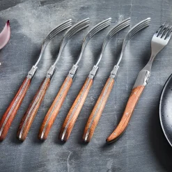 Laguiole by HÂWS steakgafler brun 6 stk.